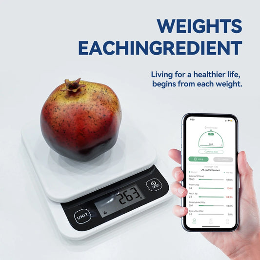 NutriScale Plus: Smart Digital Kitchen Scale with App